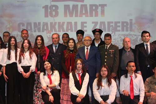 İlçemizde 18 Mart Çanakkale Zaferi'nin 110. Yıl Dönümü ve şehitleri anma programı gerçekleştirildi.