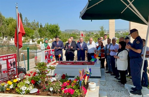 Kurban Bayramı Vesilesiyle Alata Mahallesi Şehitliği Ziyaret Edildi. 
